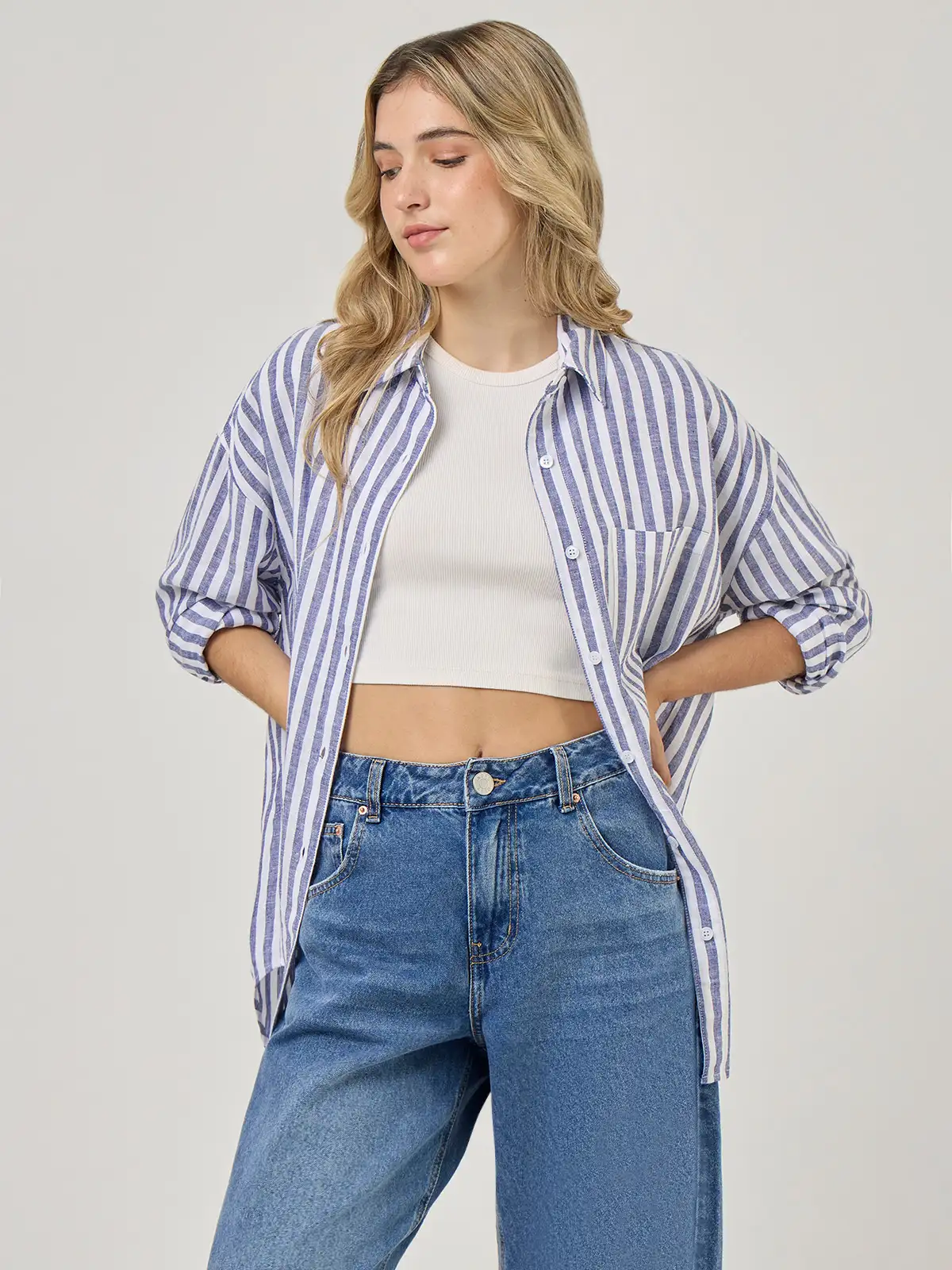 BLUSA MANGA LARGA MUJER AERO CAMI - 1