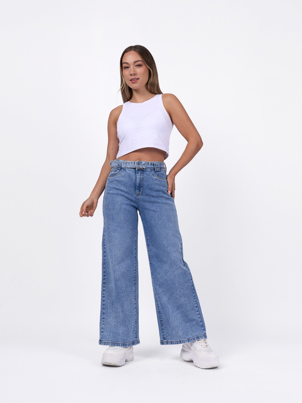 JEANS MUJER MACHINE PEREINE - 1
