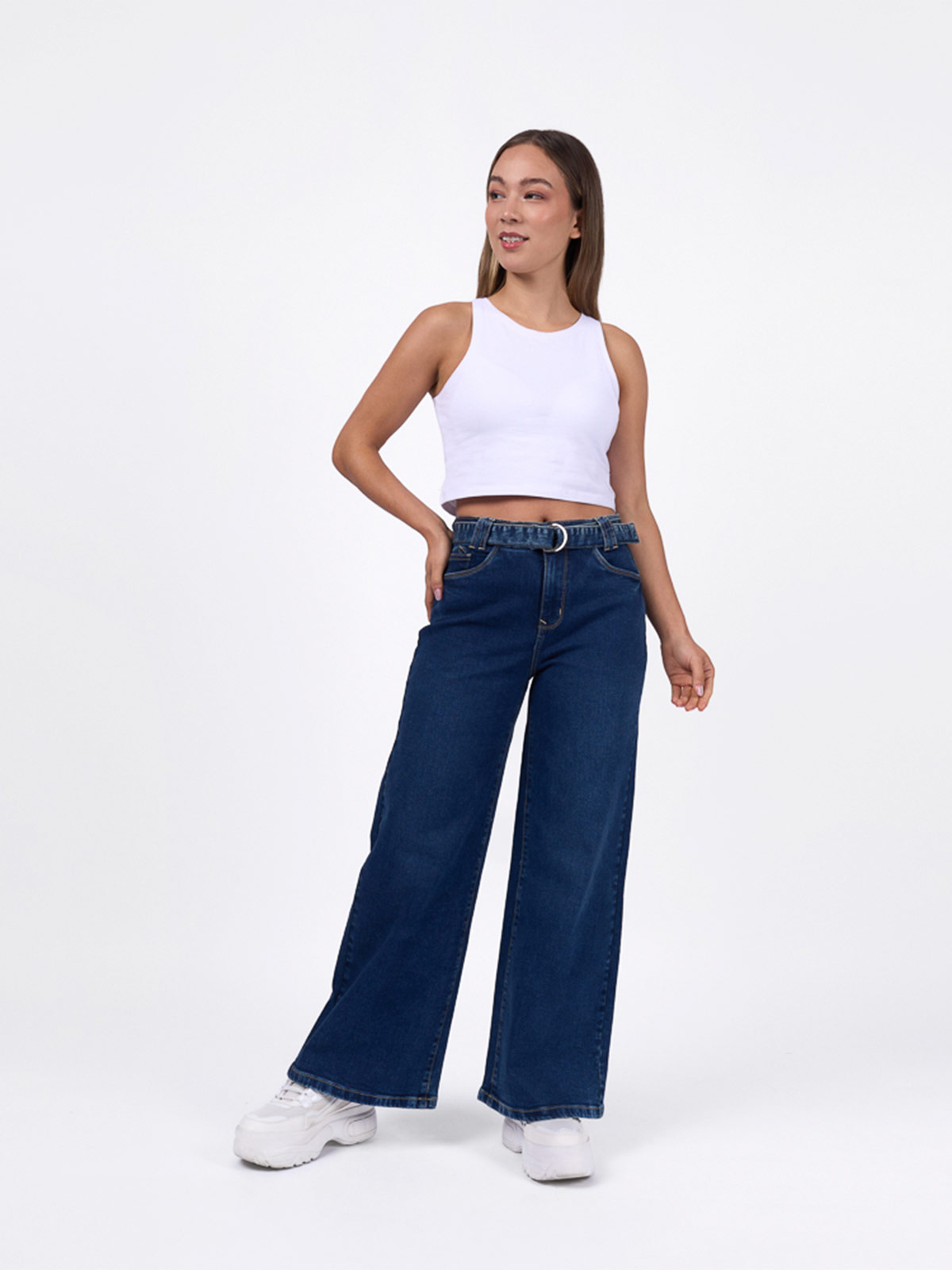 JEANS MUJER MACHINE PEREINE - 1