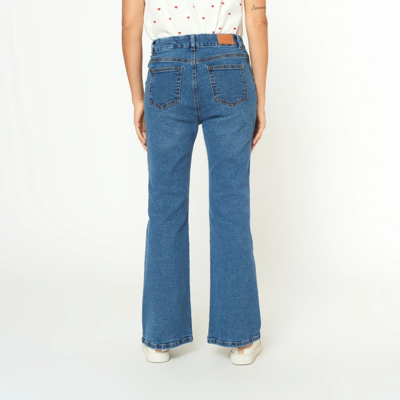 JEAN FLARE MUJER MENTHA Y CHOCOLATE ANIE - 4