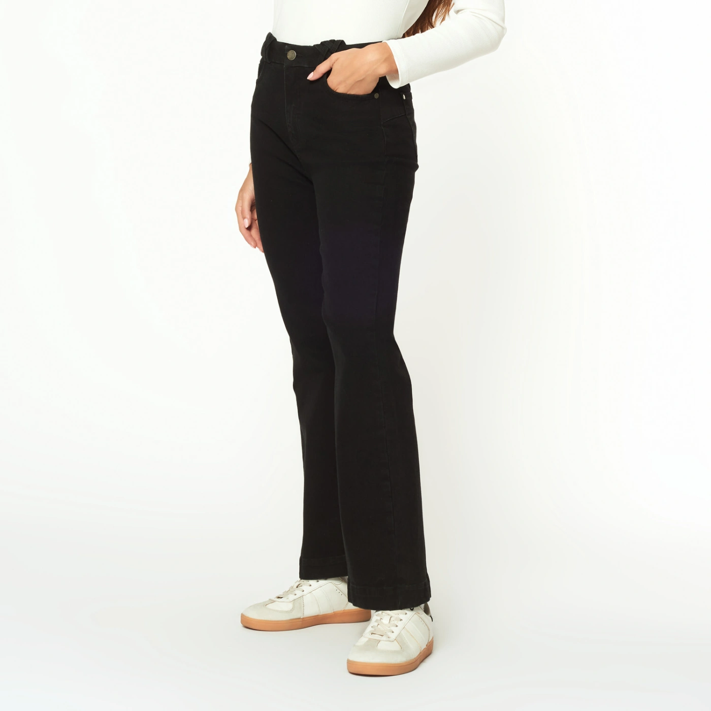 JEAN FLARE MUJER MENTHA Y CHOCOLATE BRITTNEY - 3