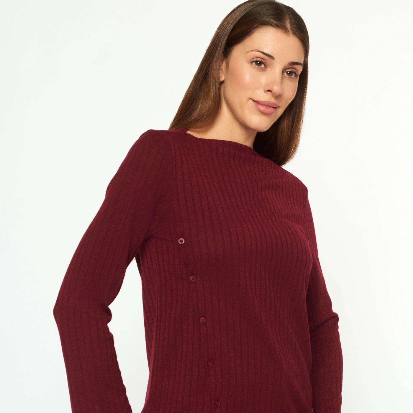 POLO MANGA LARGA MUJER MENTHA Y CHOCOLATE AILIN - 2