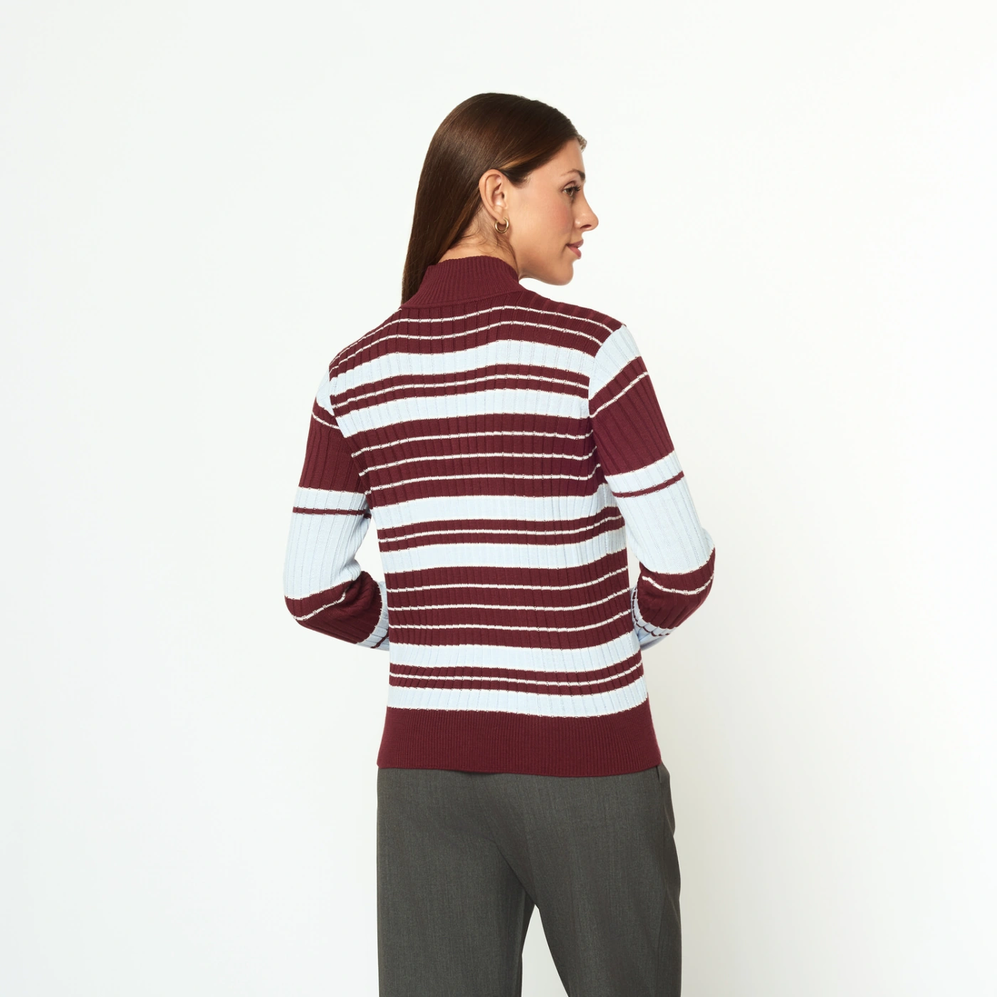 POLO MANGA LARGA MUJER MENTHA Y CHOCOLATE AMY - 4