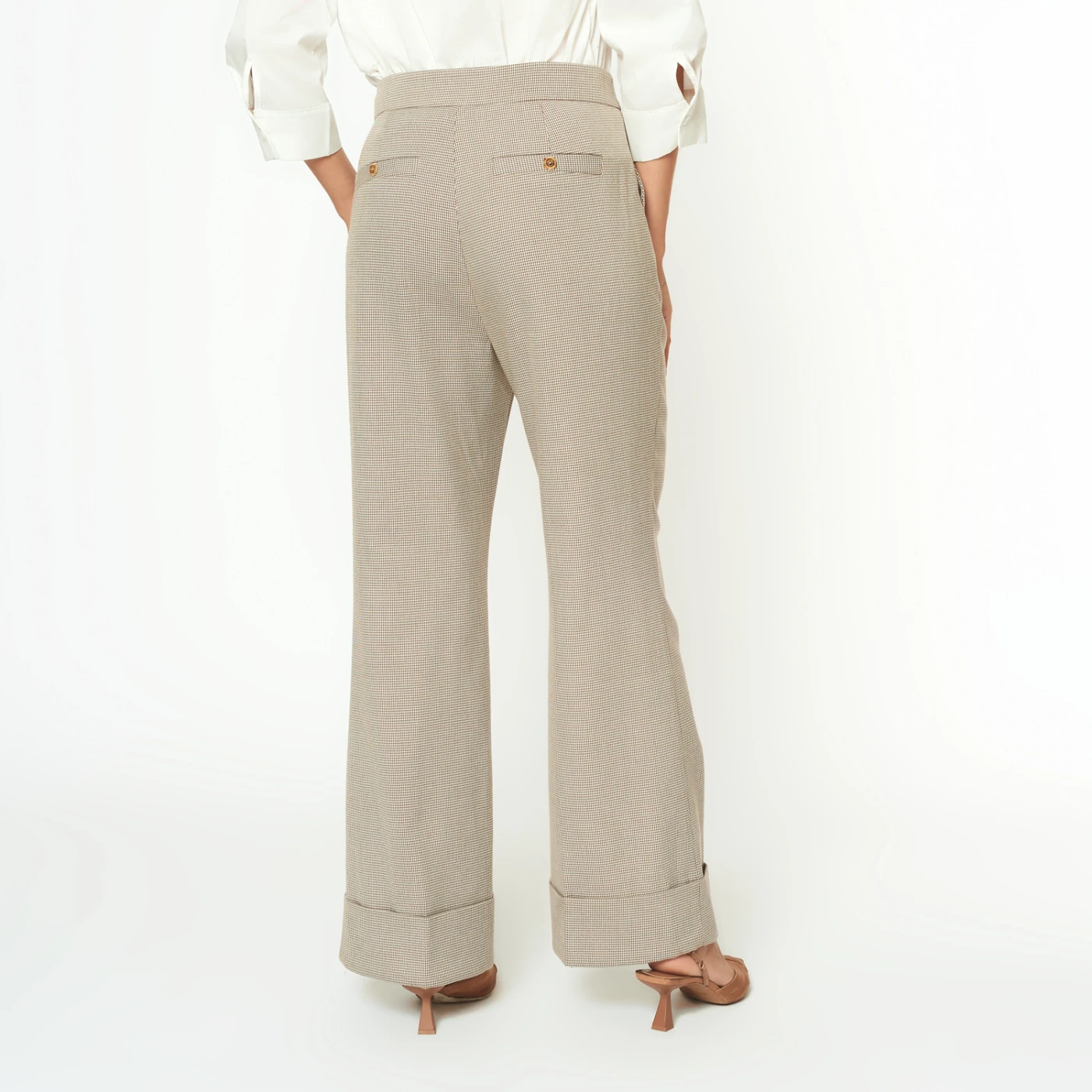 PANTALÓN CULOTTE MUJER MENTHA Y CHOCOLATE ALESSA - 4