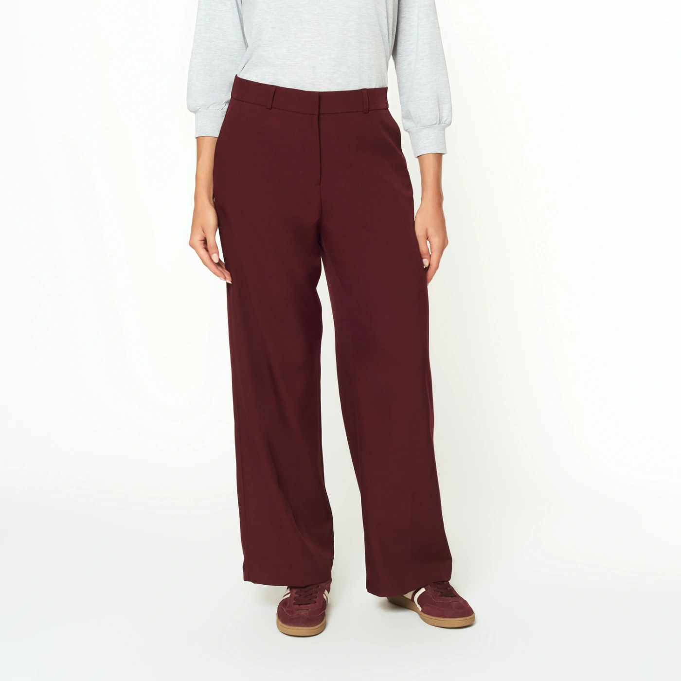 PANTALÓN RECTO MUJER MENTHA Y CHOCOLATE AIXA - 1