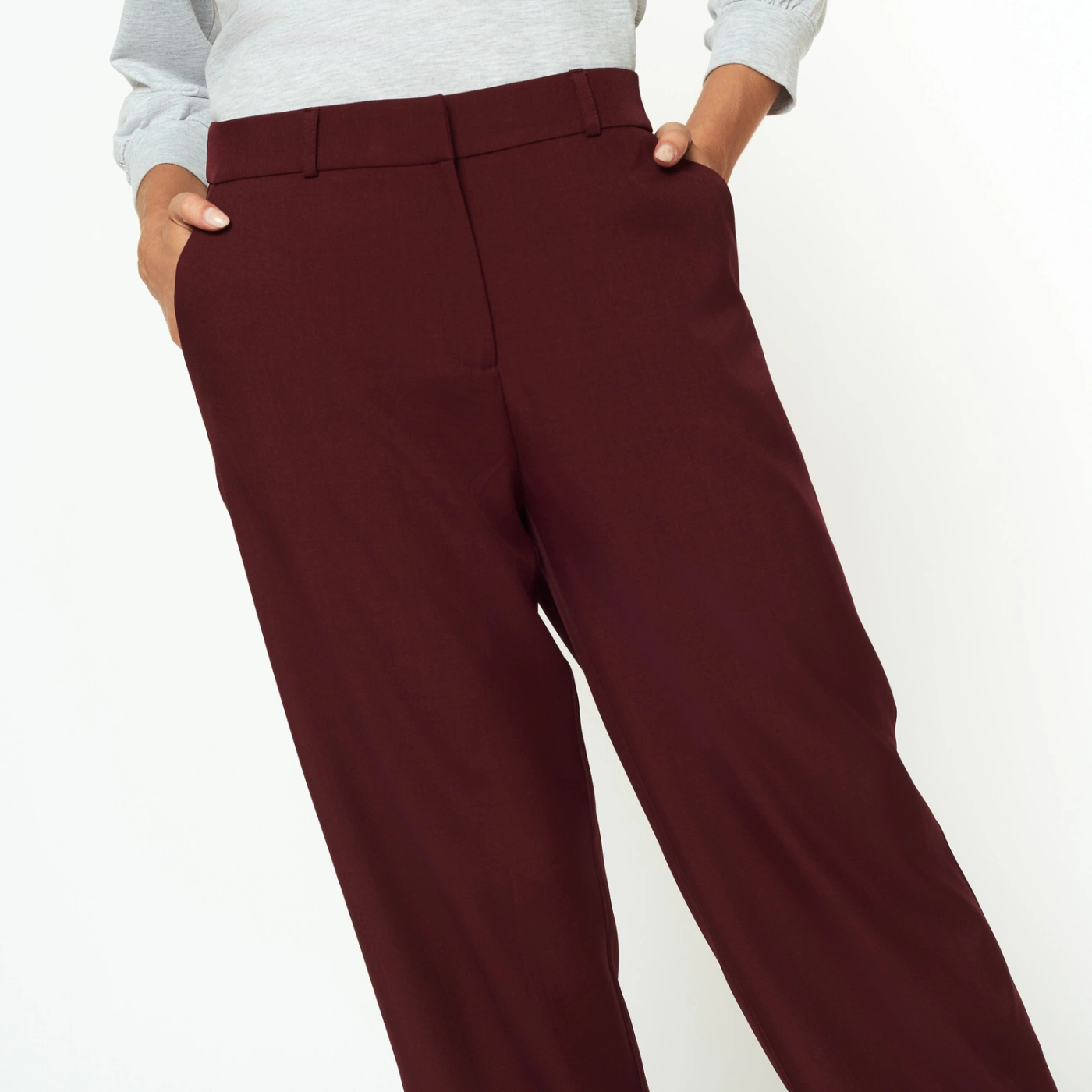 PANTALÓN RECTO MUJER MENTHA Y CHOCOLATE AIXA - 2