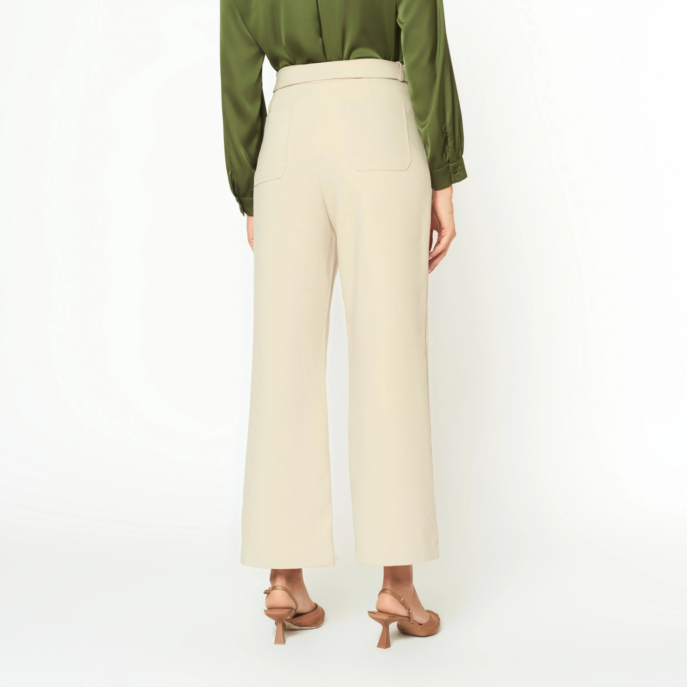PANTALÓN RECTO MUJER MENTHA Y CHOCOLATE ALESKA - 4