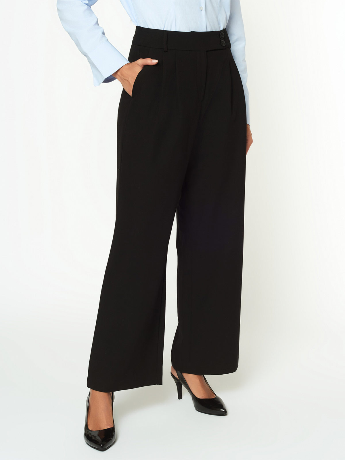 PANTALÓN RECTO MUJER MENTHA Y CHOCOLATE BRIGIDA - 2