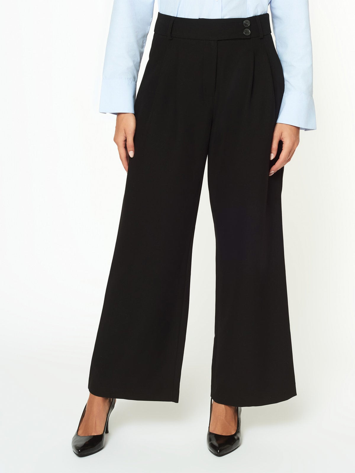 PANTALÓN RECTO MUJER MENTHA Y CHOCOLATE BRIGIDA - 1