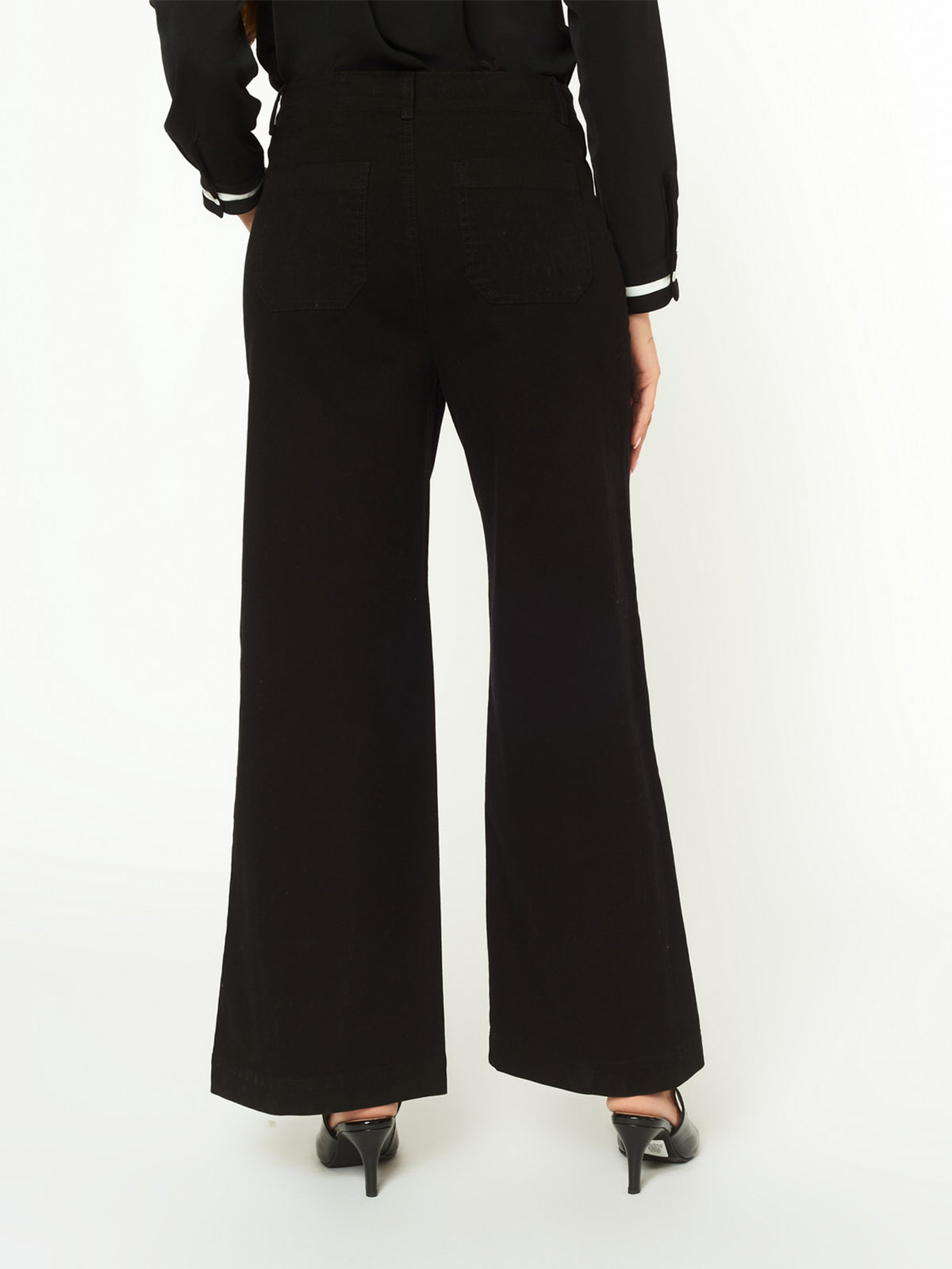 PANTALÓN WIDE LEG MUJER MENTHA Y CHOCOLATE ALAIA - 3