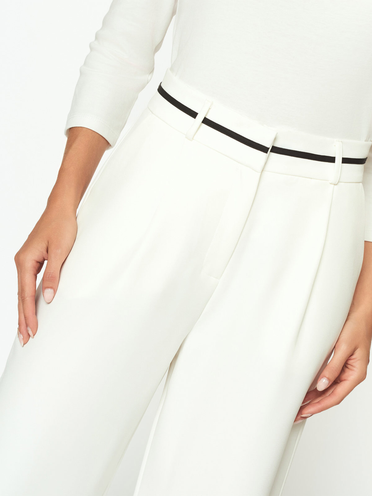 PANTALÓN WIDE LEG MUJER MENTHA Y CHOCOLATE DARI - 4