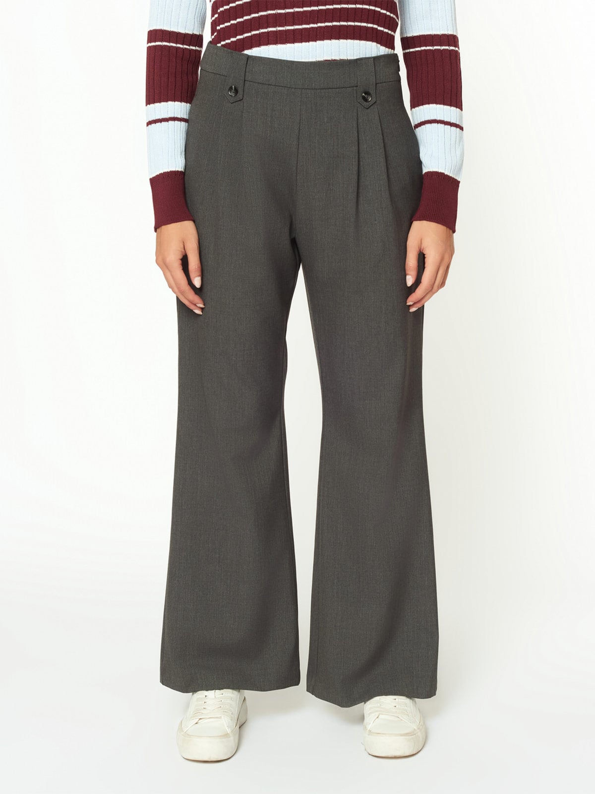 PANTALÓN FLARE MUJER MENTHA Y CHOCOLATE AREMI - 1
