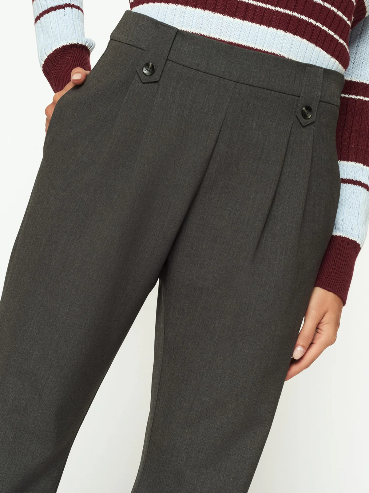 PANTALÓN FLARE MUJER MENTHA Y CHOCOLATE AREMI - 4