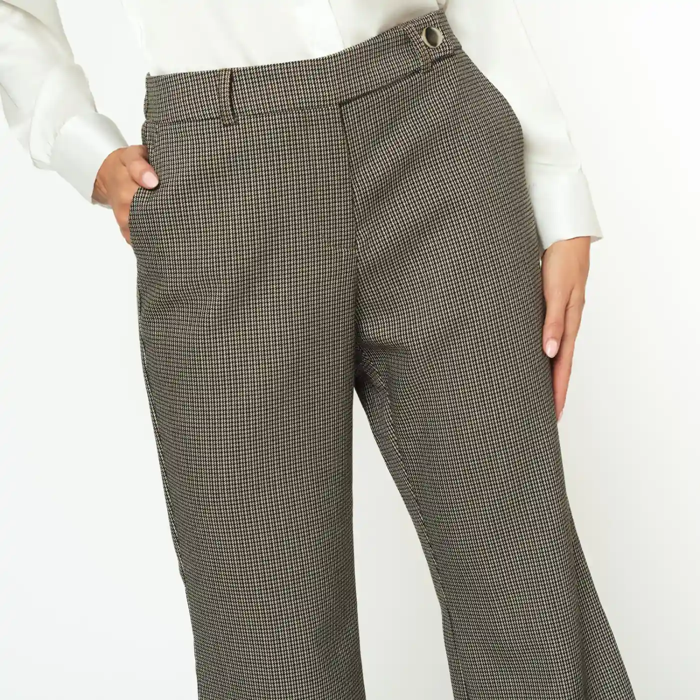 PANTALÓN FLARE  MUJER MENTHA Y CHOCOLATE AURI - 2