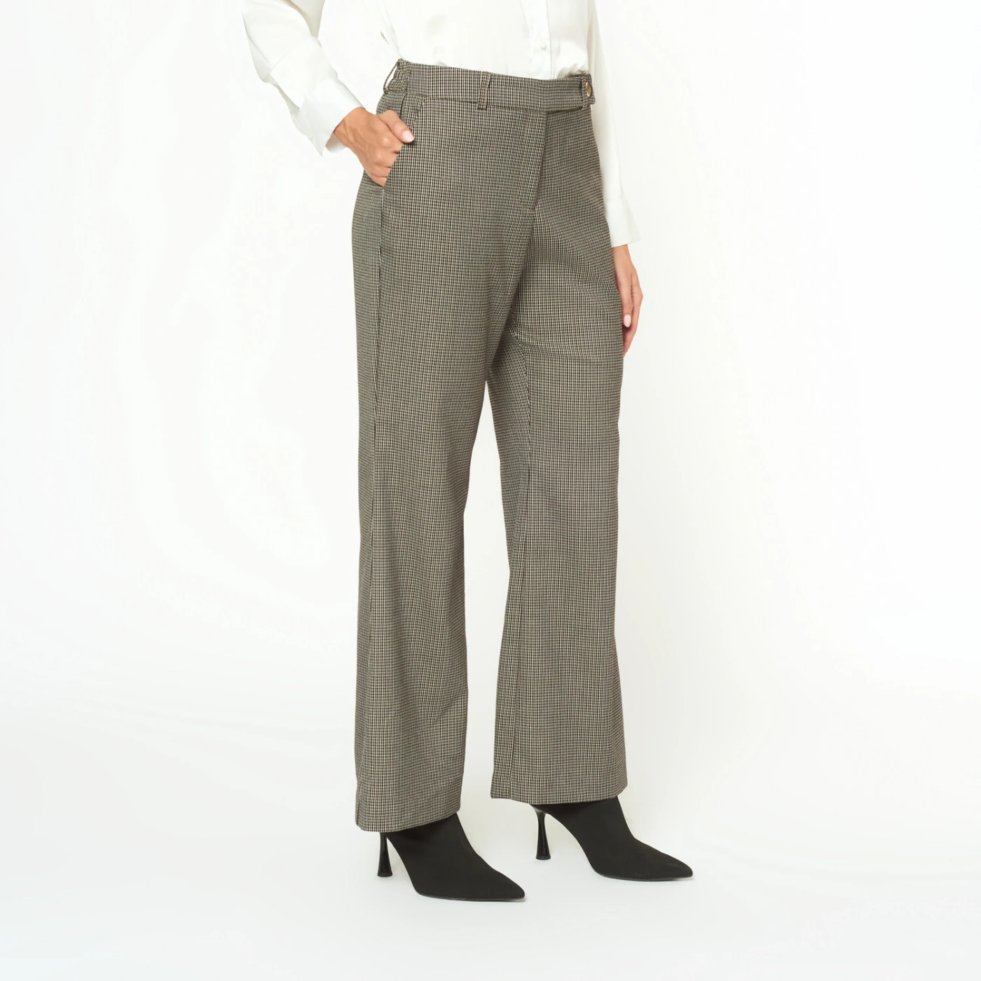 PANTALÓN FLARE  MUJER MENTHA Y CHOCOLATE AURI - 3