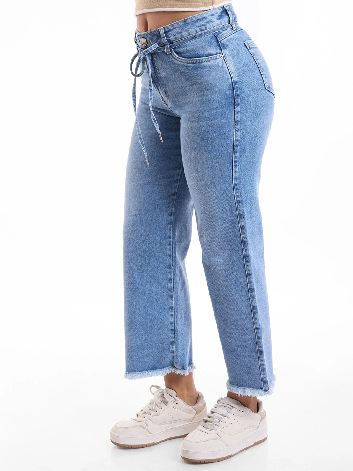JEANS CROPPED STRAIGHT MUJER METAL JEANS PAULINA - 3