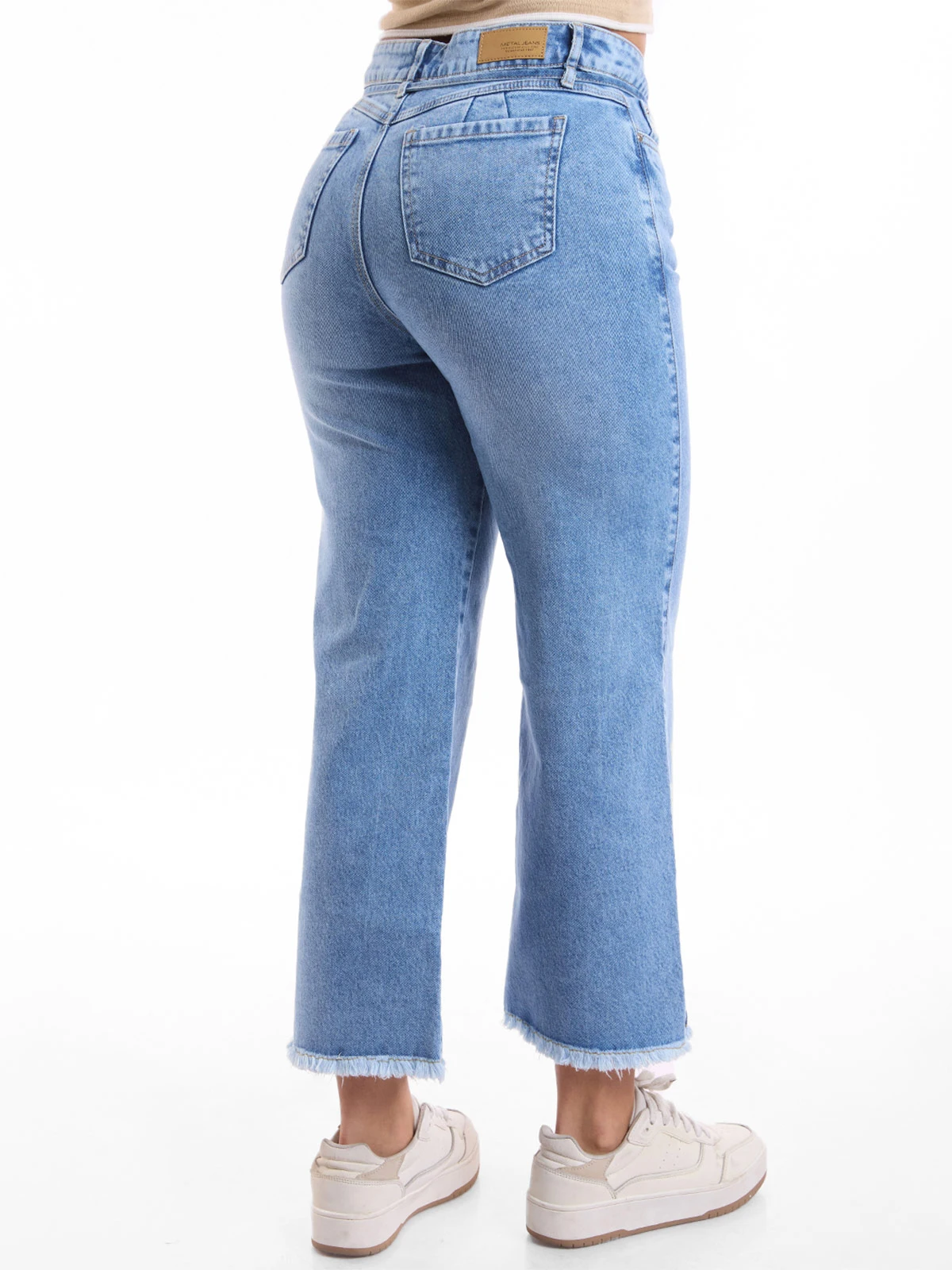 JEANS CROPPED STRAIGHT MUJER METAL JEANS PAULINA - 4