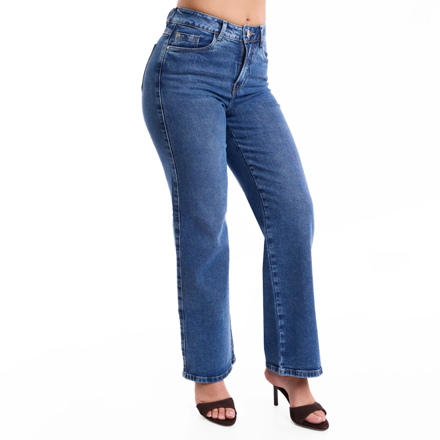 JEANS STRAIGHT MUJER METAL JEANS MERLINA - 4