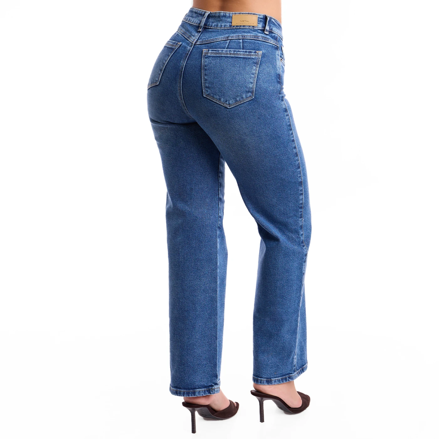 JEANS STRAIGHT MUJER METAL JEANS MERLINA - 5