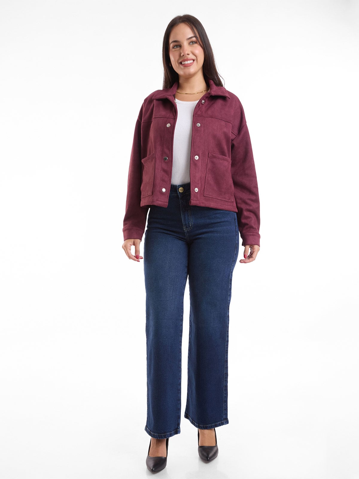JEANS STRAIGHT MUJER METAL JEANS MERLINA - 1
