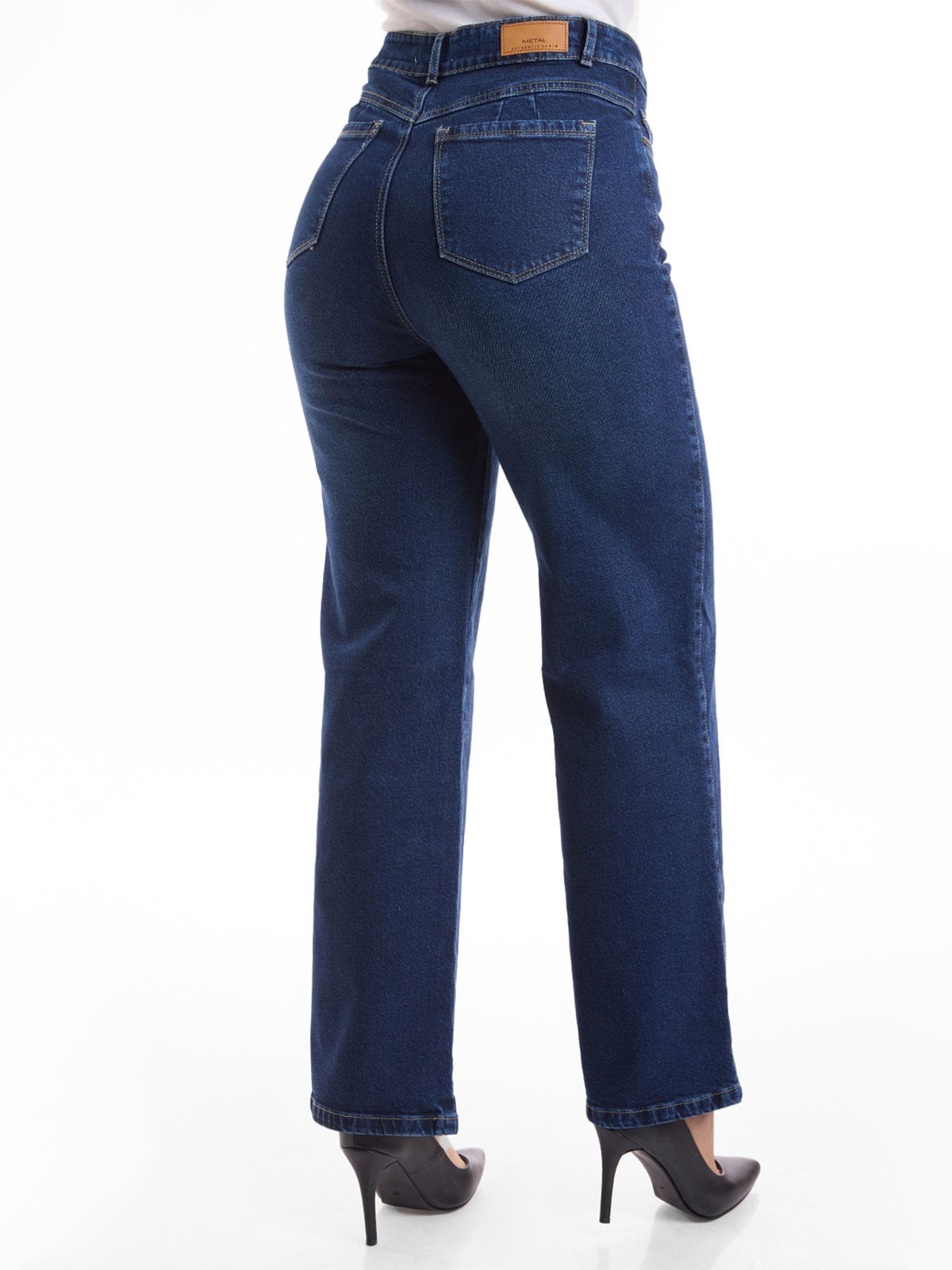 JEANS STRAIGHT MUJER METAL JEANS MERLINA - 5