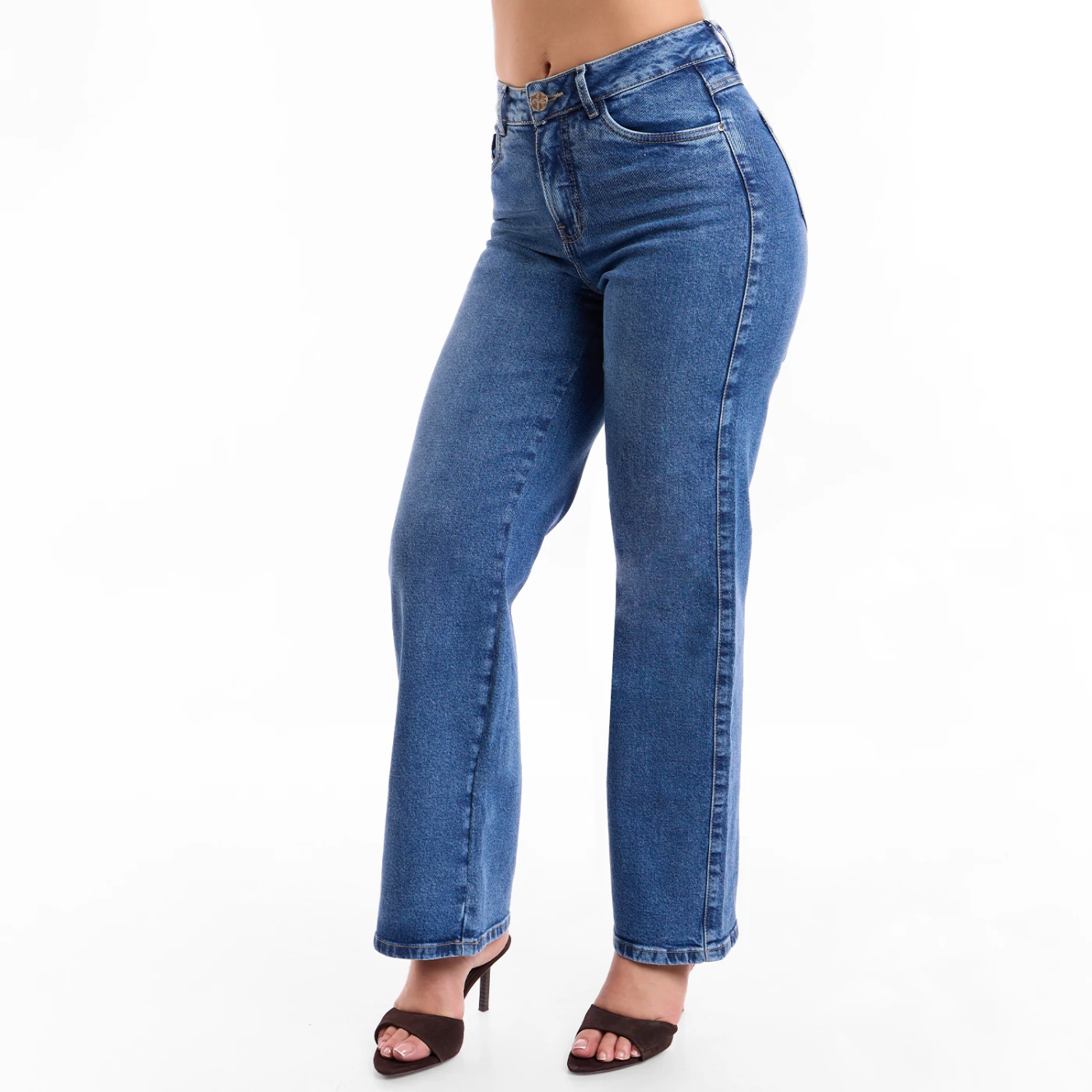 JEANS STRAIGHT MUJER METAL JEANS MERLINA - 3