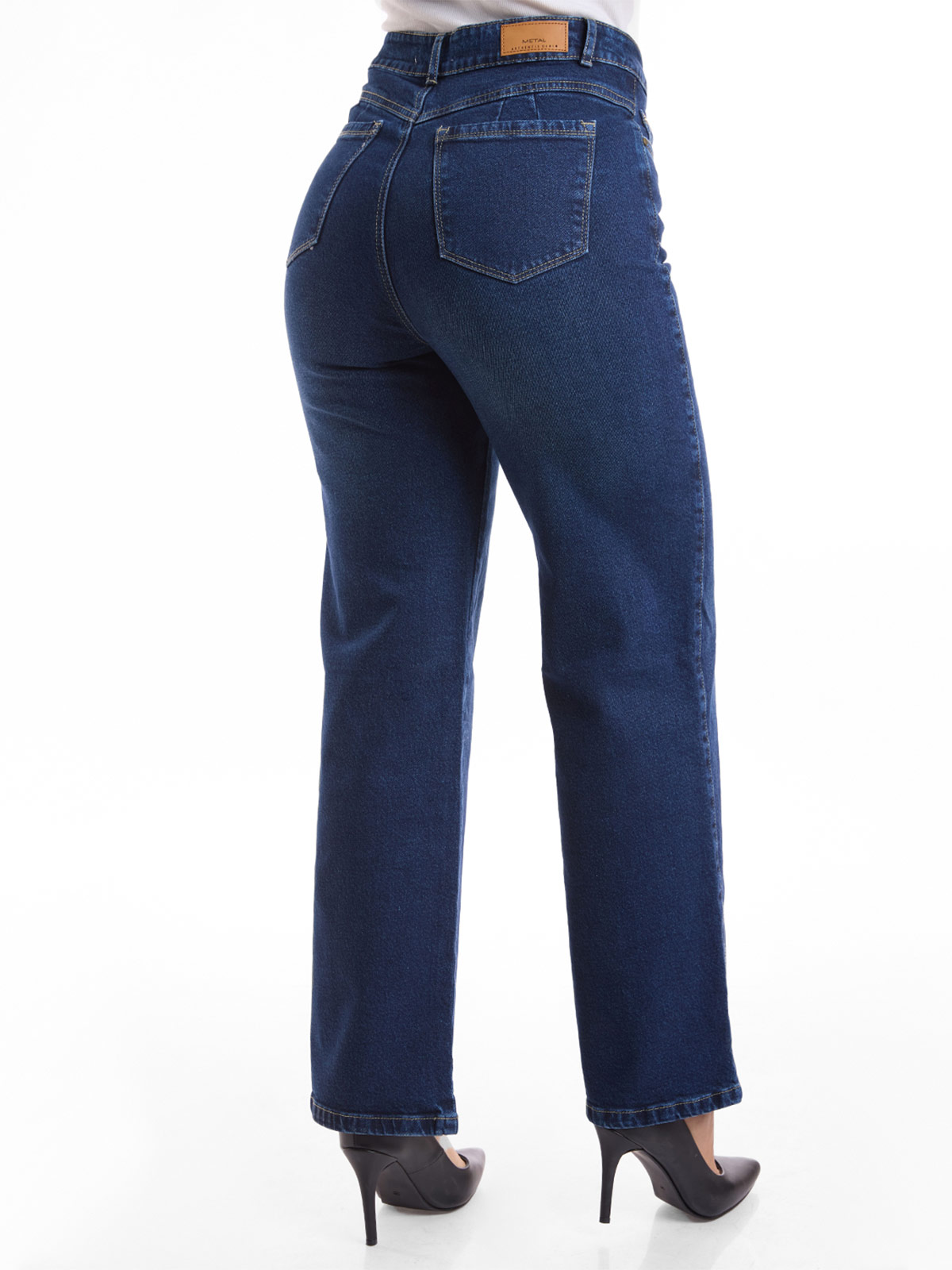 JEANS STRAIGHT MUJER METAL JEANS MERLINA - 5