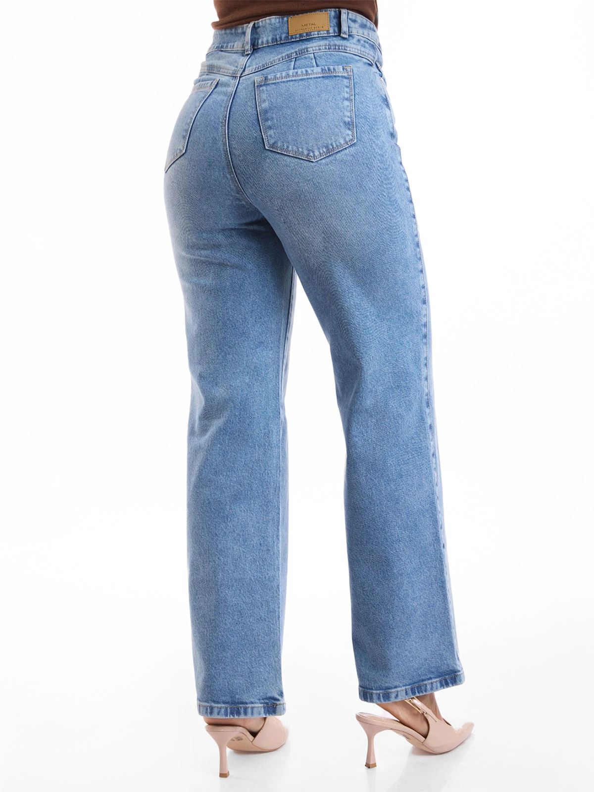 JEANS STRAIGHT MUJER METAL JEANS MERLINA - 5