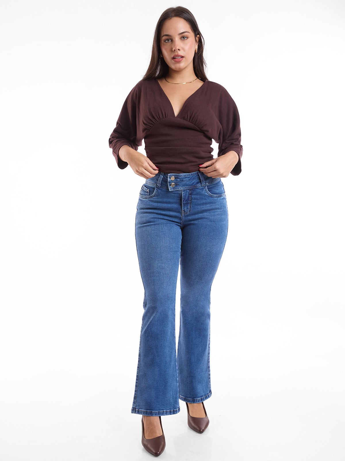 JEAN FLARE MUJER METAL JEANS BRESIA - 1
