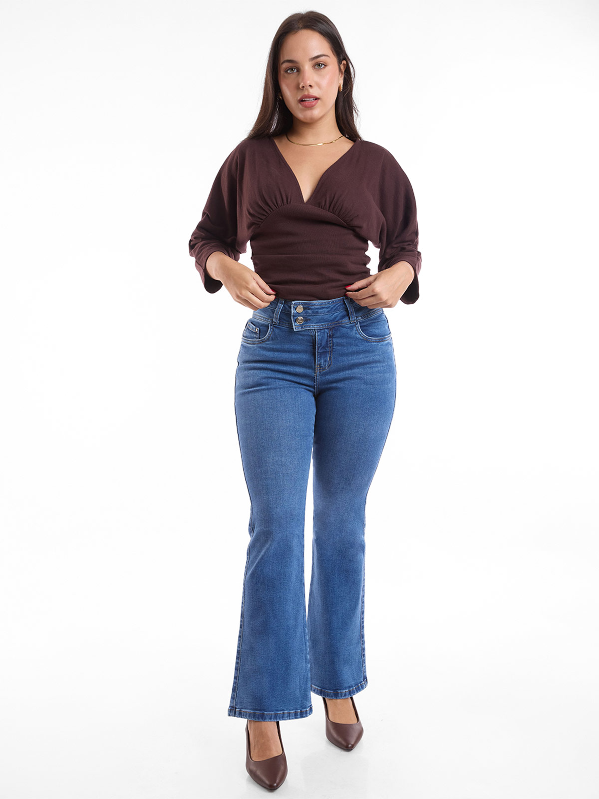 JEAN FLARE MUJER METAL JEANS BRESIA - 1