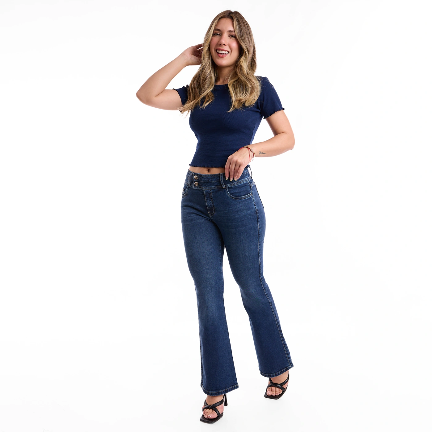 JEAN FLARE MUJER METAL JEANS BRESIA - 1
