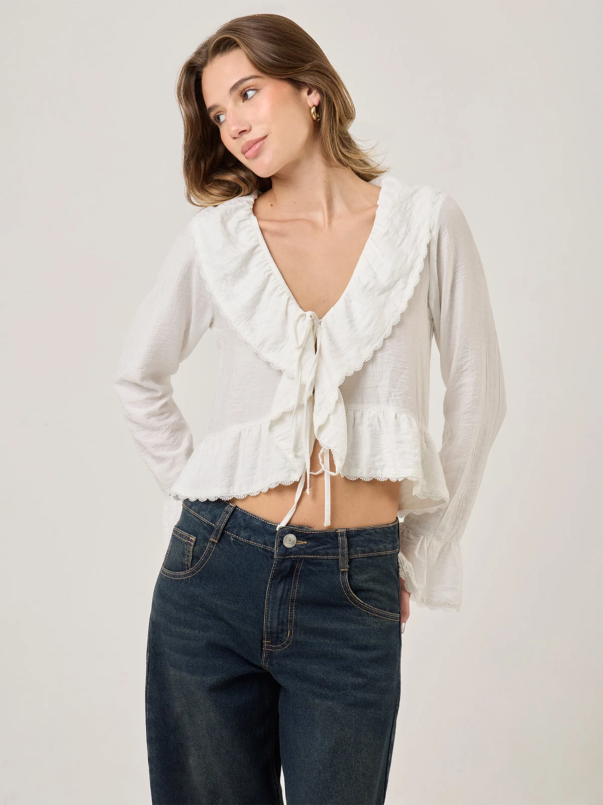 BLUSA MANGA LARGA MUJER INDEX BOBOS - 1
