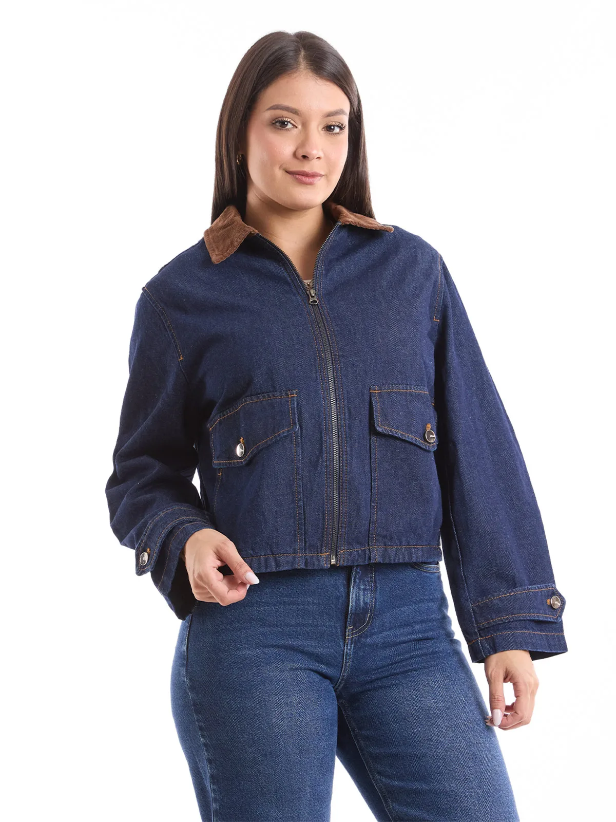 CASACA DENIM MUJER METAL JEANS MARIELA - 3