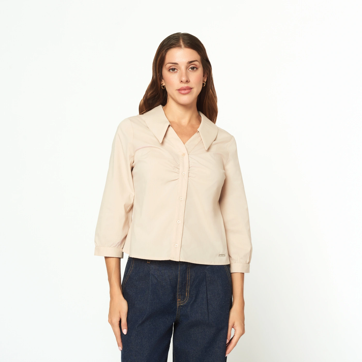 BLUSA MANGA 3/4 MUJER MENTHA Y CHOCOLATE AISHA - 1