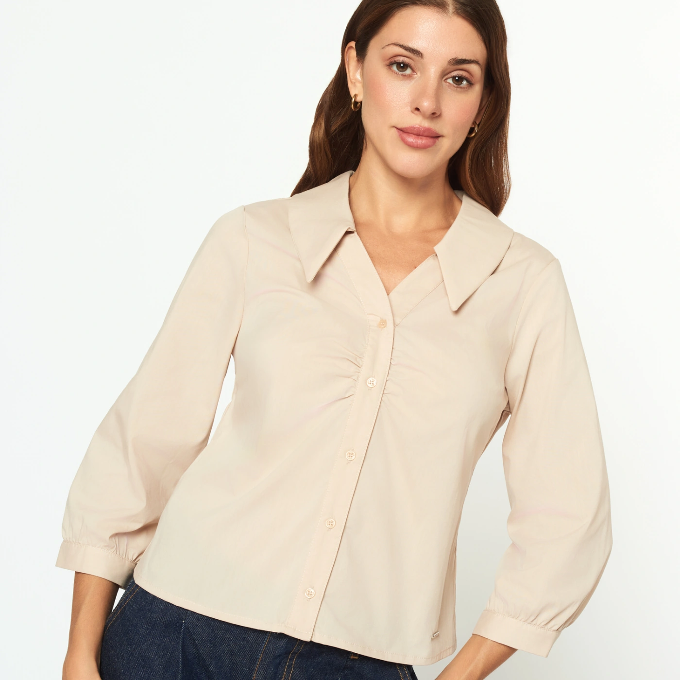 BLUSA MANGA 3/4 MUJER MENTHA Y CHOCOLATE AISHA - 2
