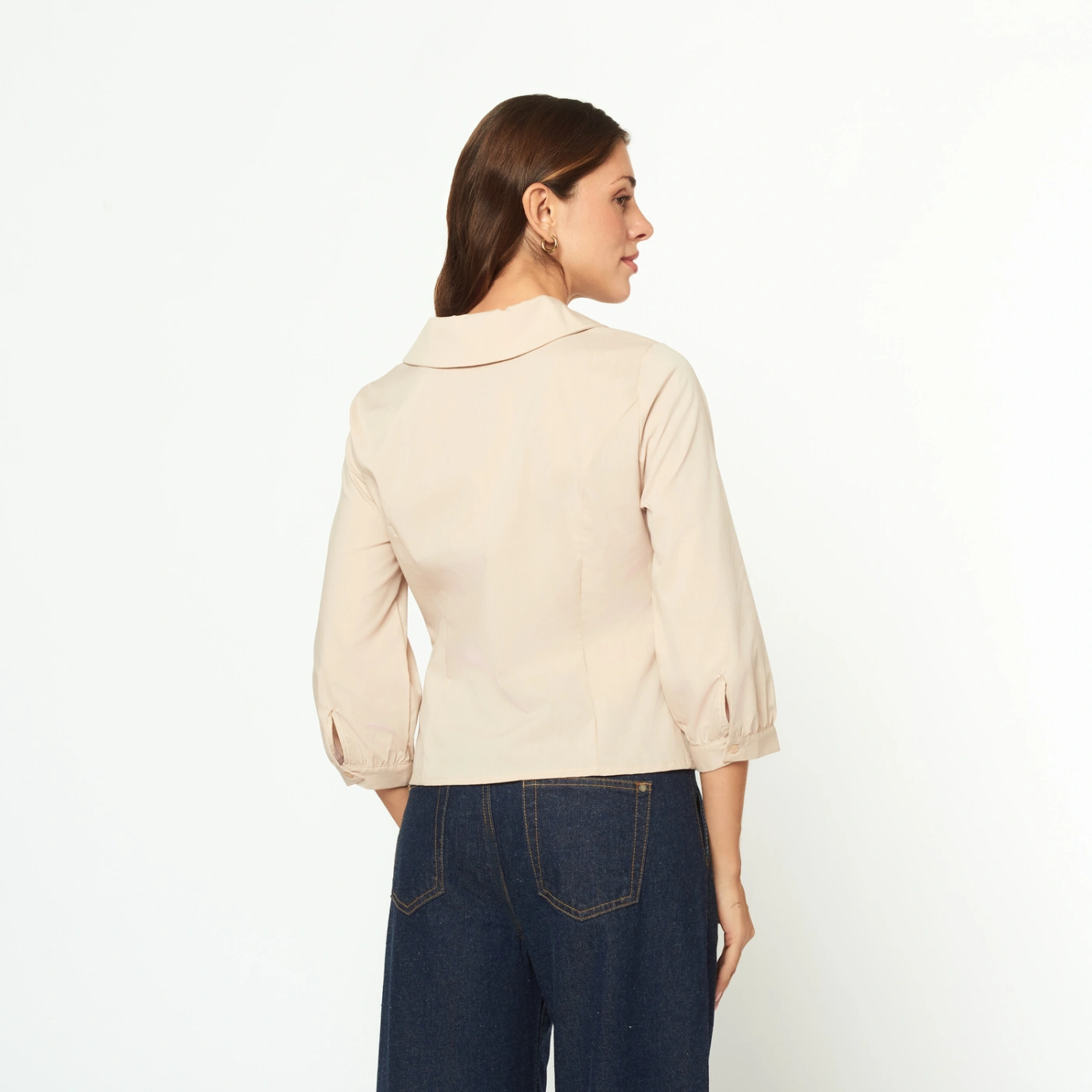BLUSA MANGA 3/4 MUJER MENTHA Y CHOCOLATE AISHA - 4