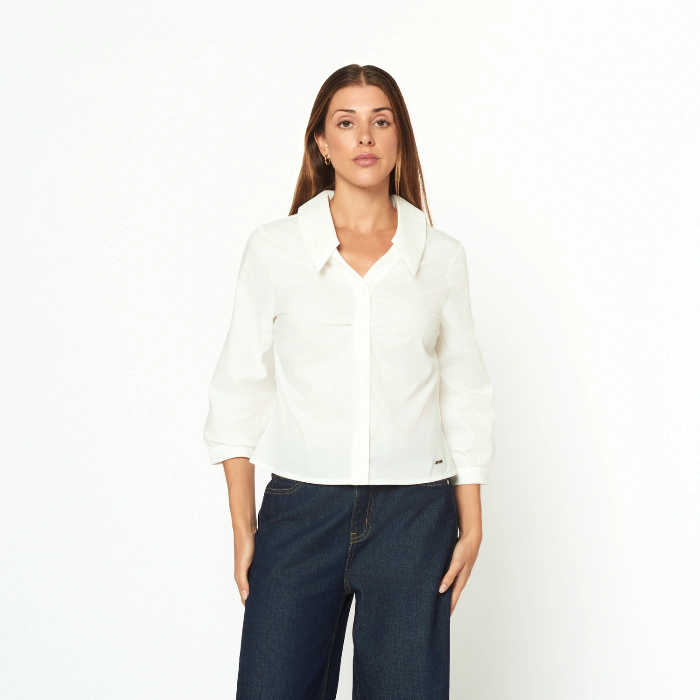 BLUSA MANGA 3/4 MUJER MENTHA Y CHOCOLATE AISHA - 1