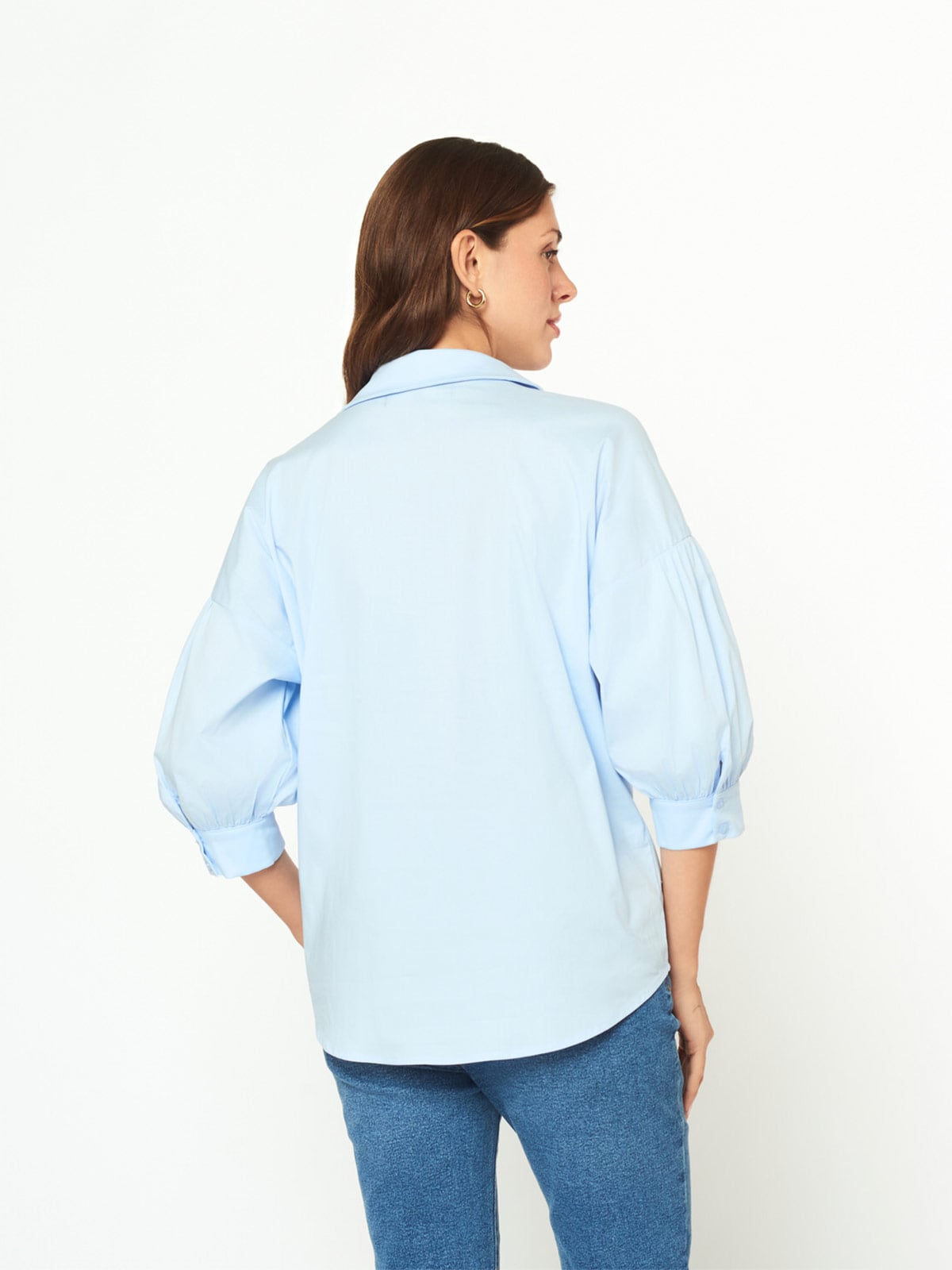 BLUSA MANGA 3/4 MUJER MENTHA Y CHOCOLATE AMAIRA - 3