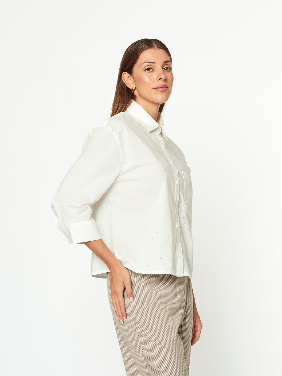 BLUSA MANGA 3/4 MUJER MENTHA Y CHOCOLATE ATZIRI - 2
