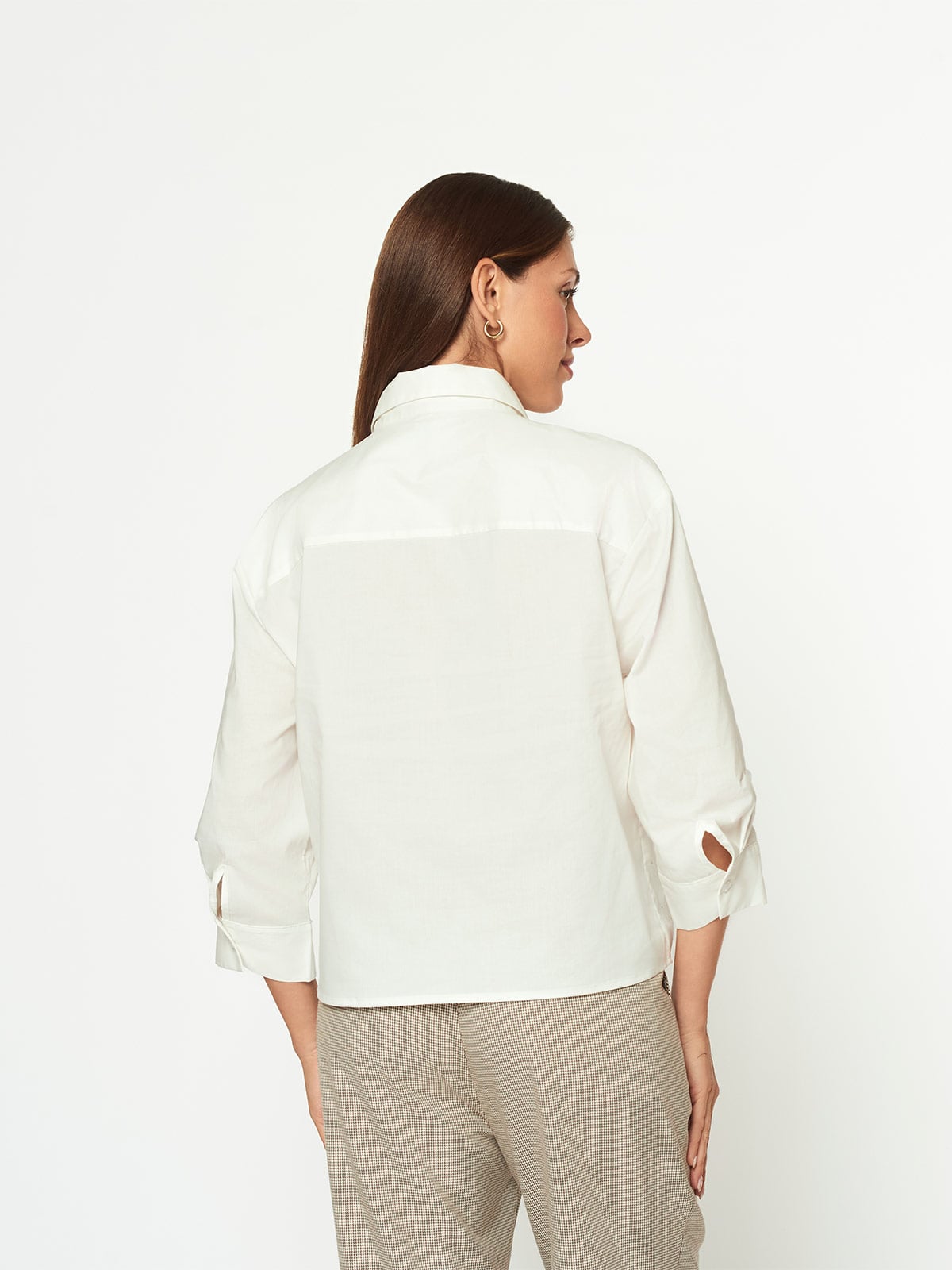 BLUSA MANGA 3/4 MUJER MENTHA Y CHOCOLATE ATZIRI - 3