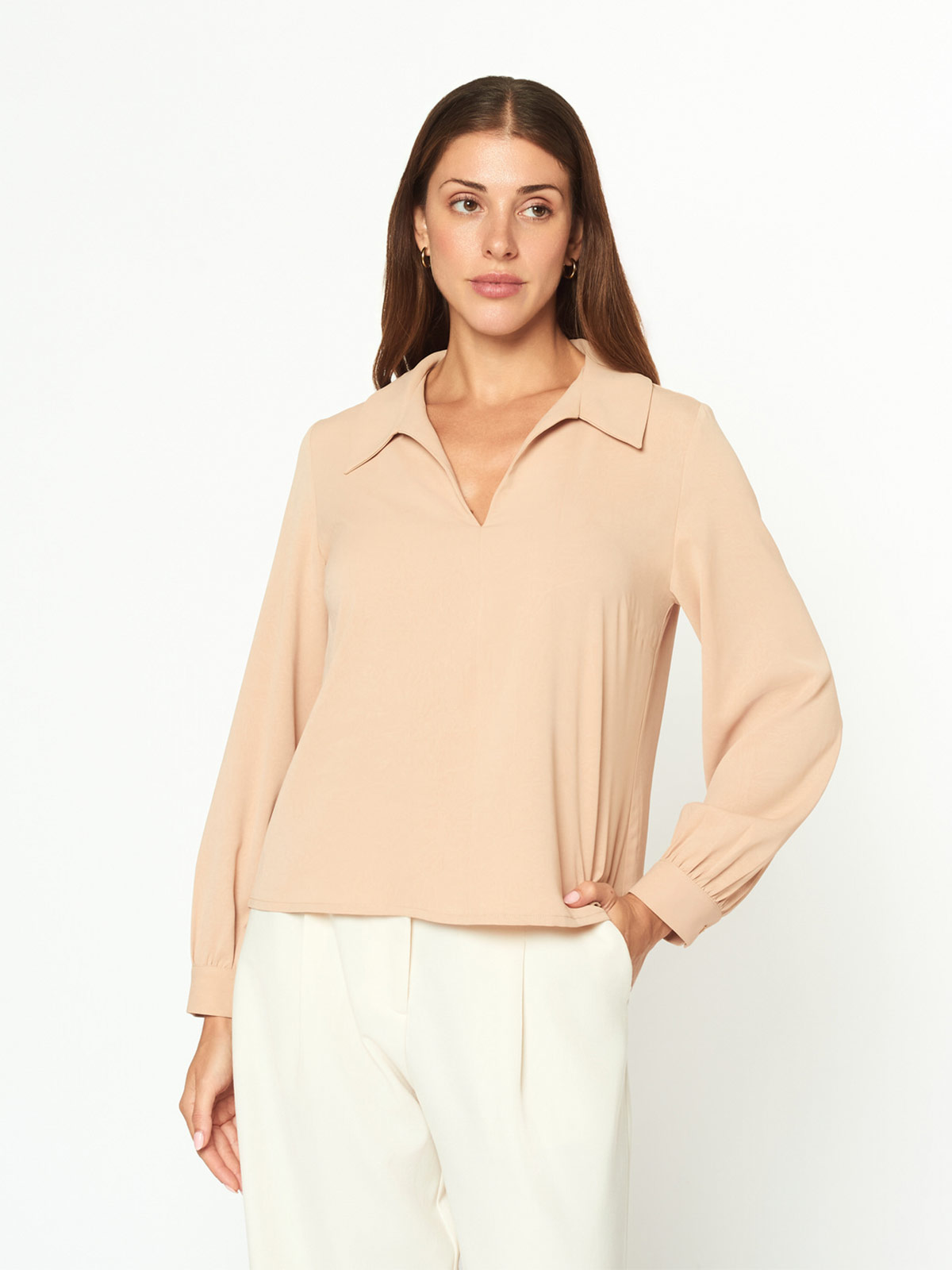 BLUSA MANGA LARGA MUJER MENTHA Y CHOCOLATE LIA - 1