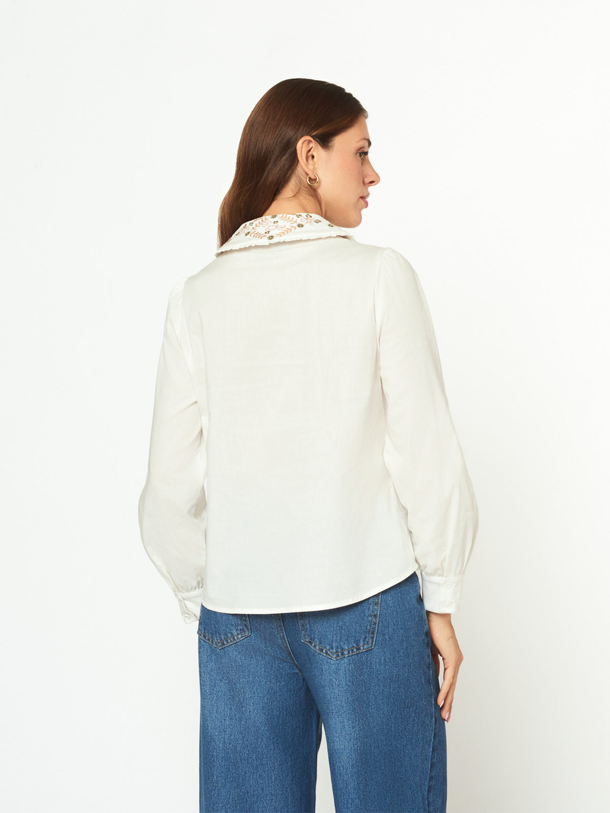 BLUSA MANGA LARGA MUJER MENTHA Y CHOCOLATE LILA - 3