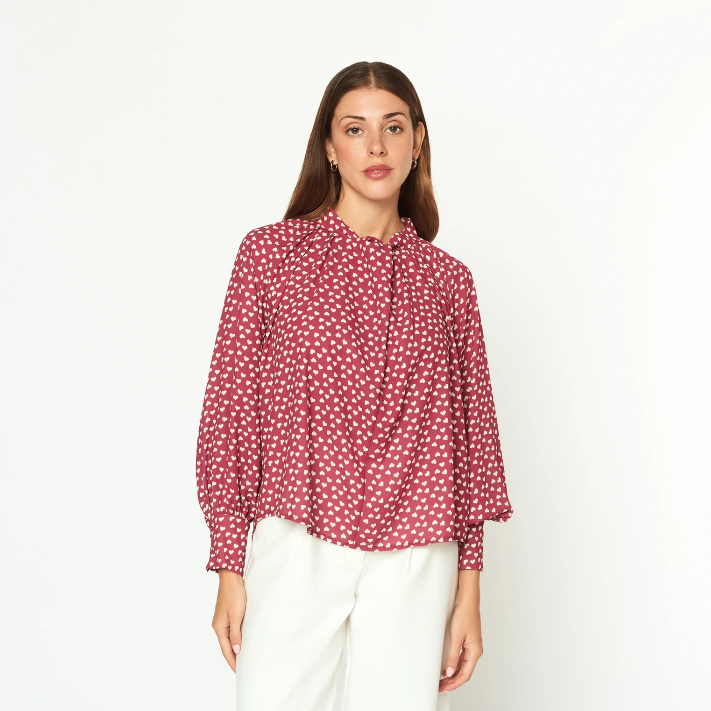 BLUSA MANGA LARGA MUJER MENTHA Y CHOCOLATE LILIANA - 1