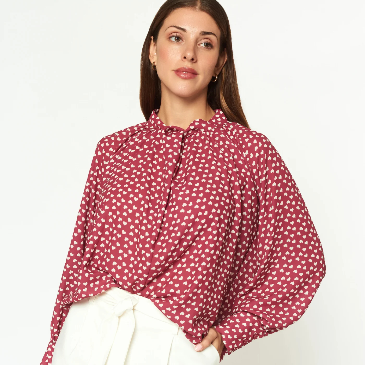 BLUSA MANGA LARGA MUJER MENTHA Y CHOCOLATE LILIANA - 2