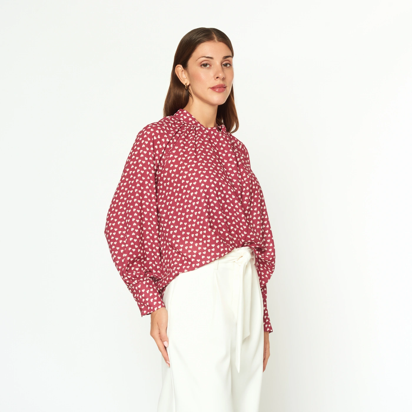 BLUSA MANGA LARGA MUJER MENTHA Y CHOCOLATE LILIANA - 3