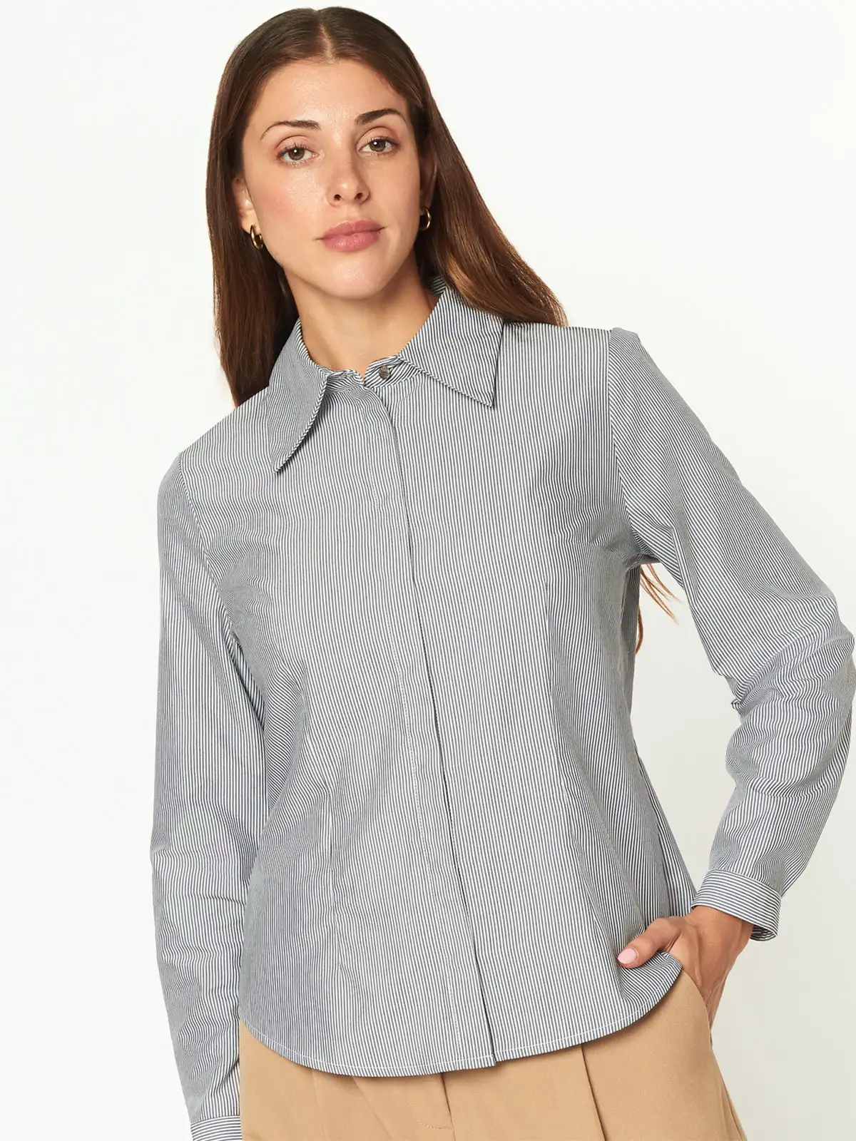 BLUSA MANGA LARGA MUJER MENTHA Y CHOCOLATE NEW JANAINA - 4