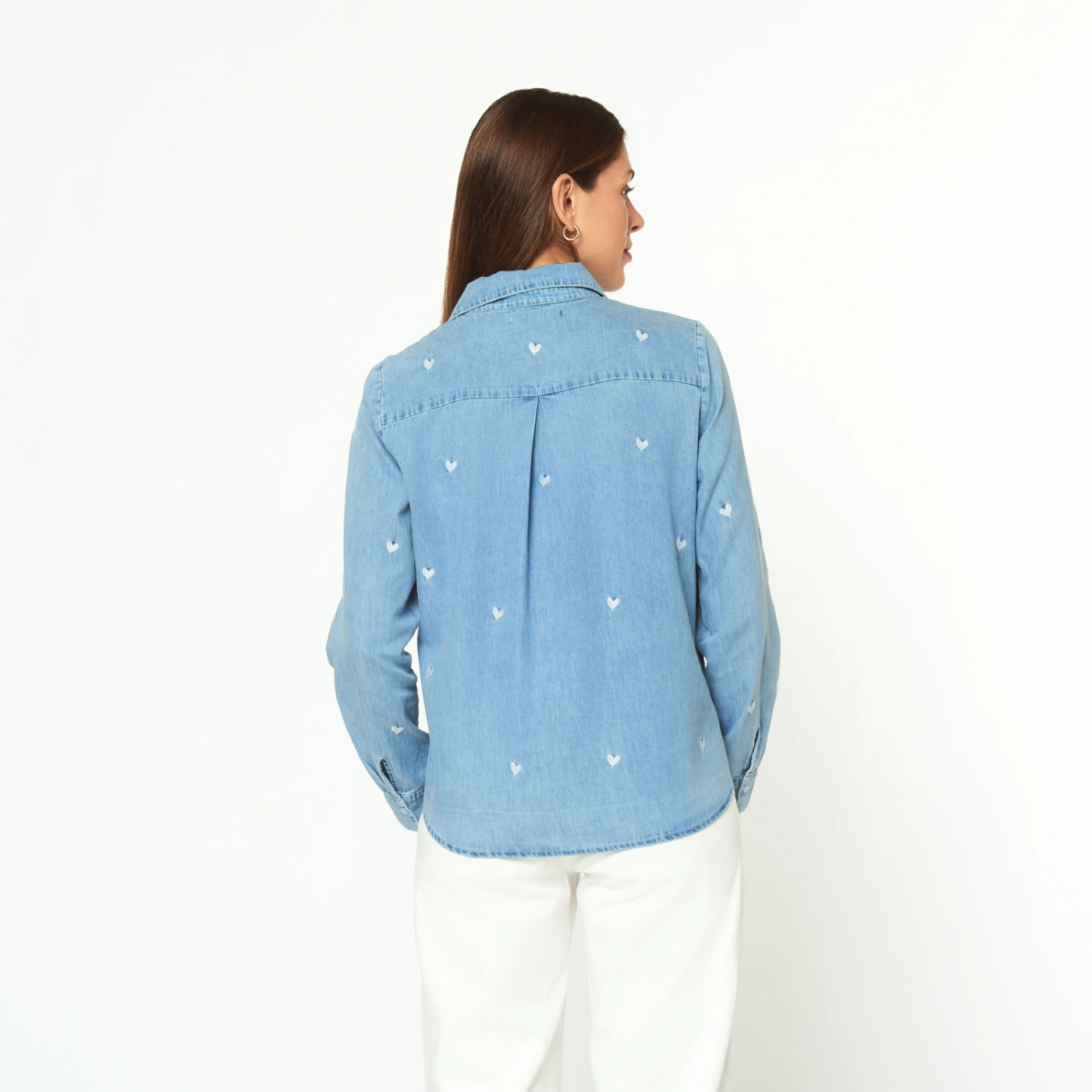 BLUSA ALGODÓN  MANGA LARGA MUJER MENTHA Y CHOCOLATE SALOME - 4