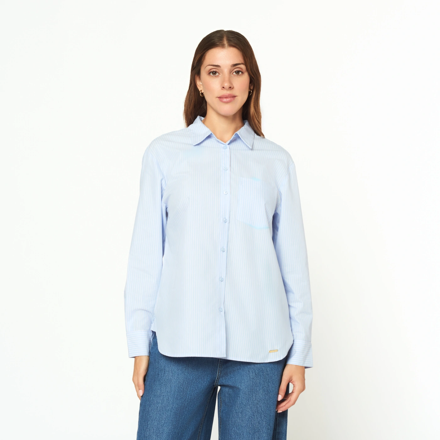 BLUSA MANGA LARGA MUJER MENTHA Y CHOCOLATE SANDIE - 1