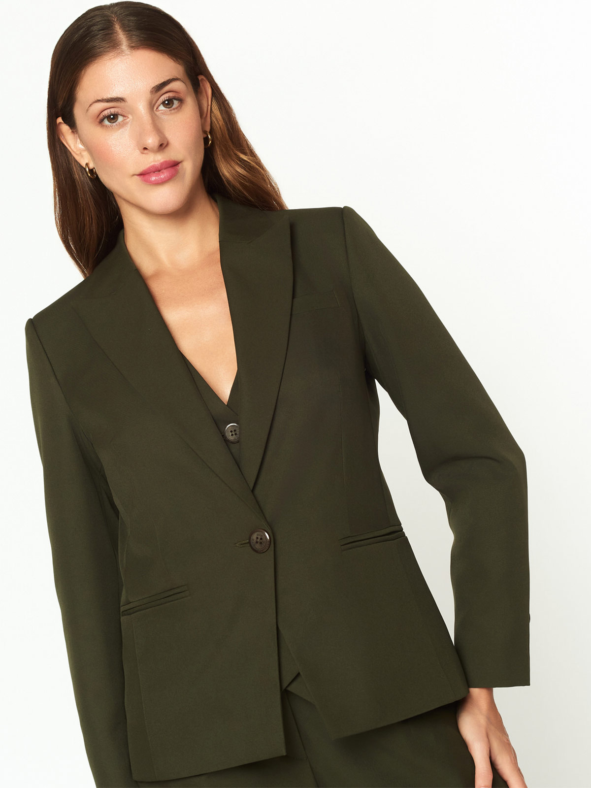 BLAZER MUJER MENTHA Y CHOCOLATE LUCIEL - 4