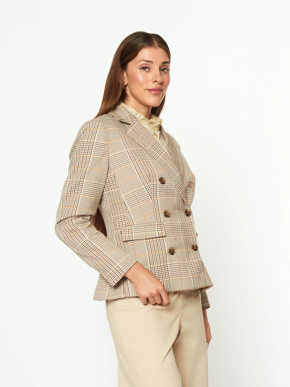 BLAZER MUJER MENTHA Y CHOCOLATE RAFAELA - 2